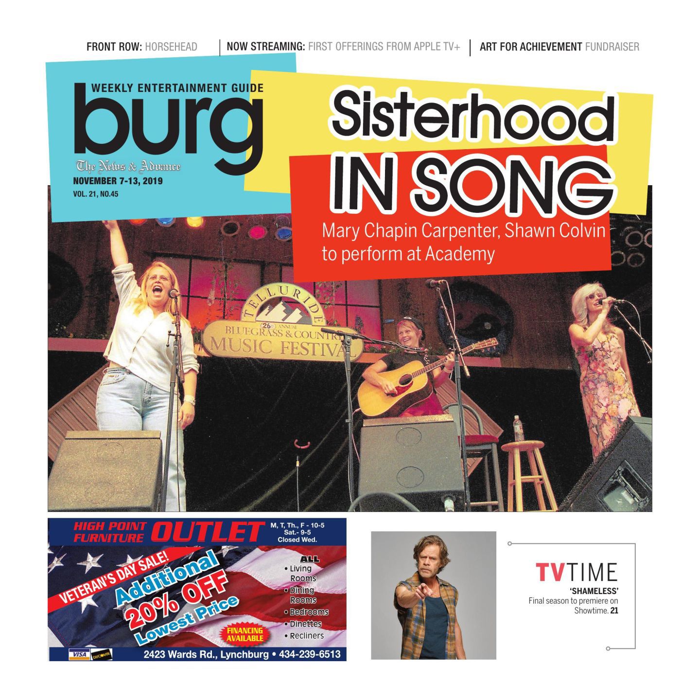 11 - Nov. 7 - MCC and Shawn Colvin